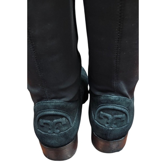 Tory Burch Caitlin Stretch Suede Over-The-Knee Boots, Black Size 7  $550 - Picture 8 of 15